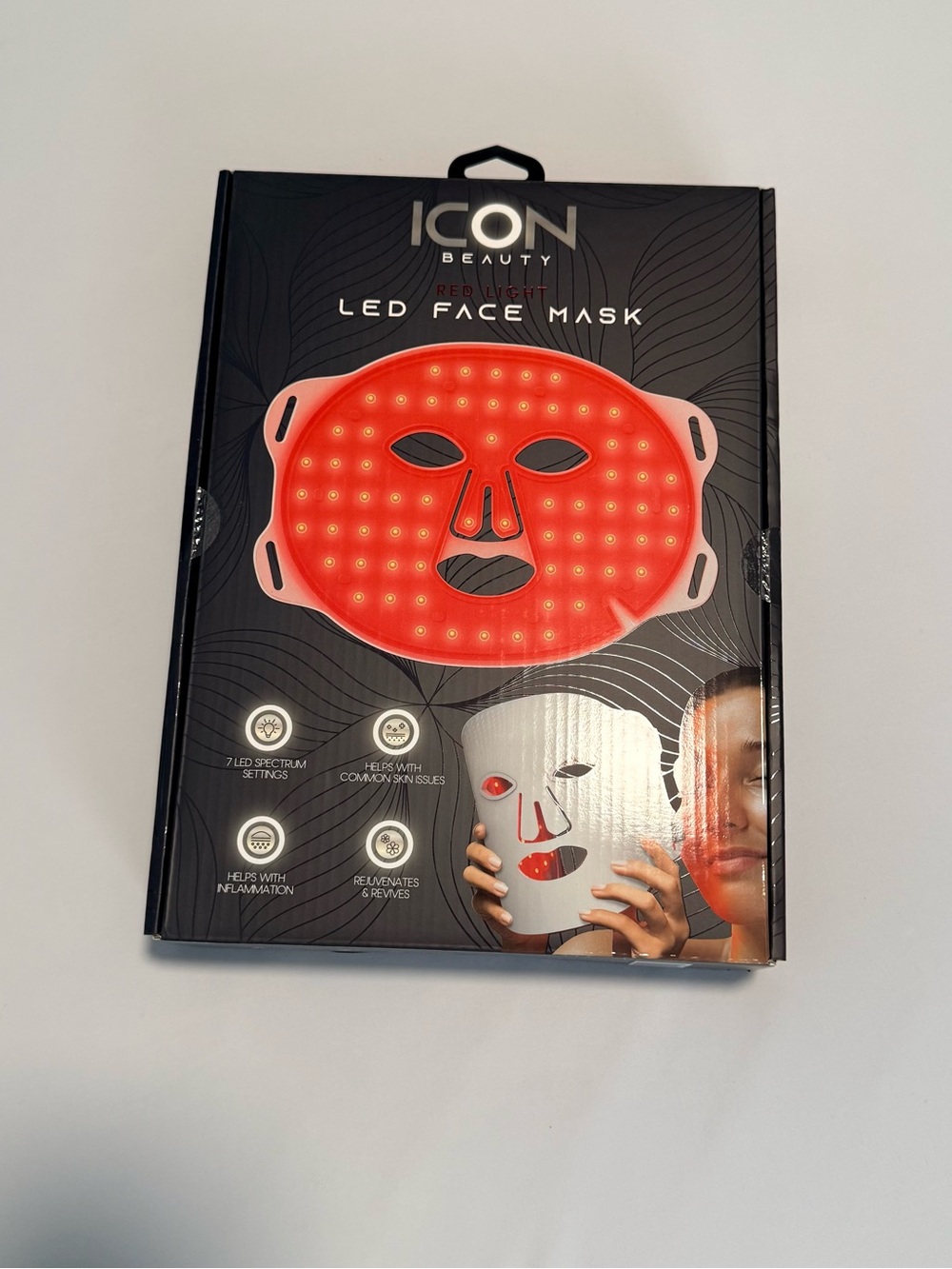 ICON Beauty LED Red Light Face Mask | NWT